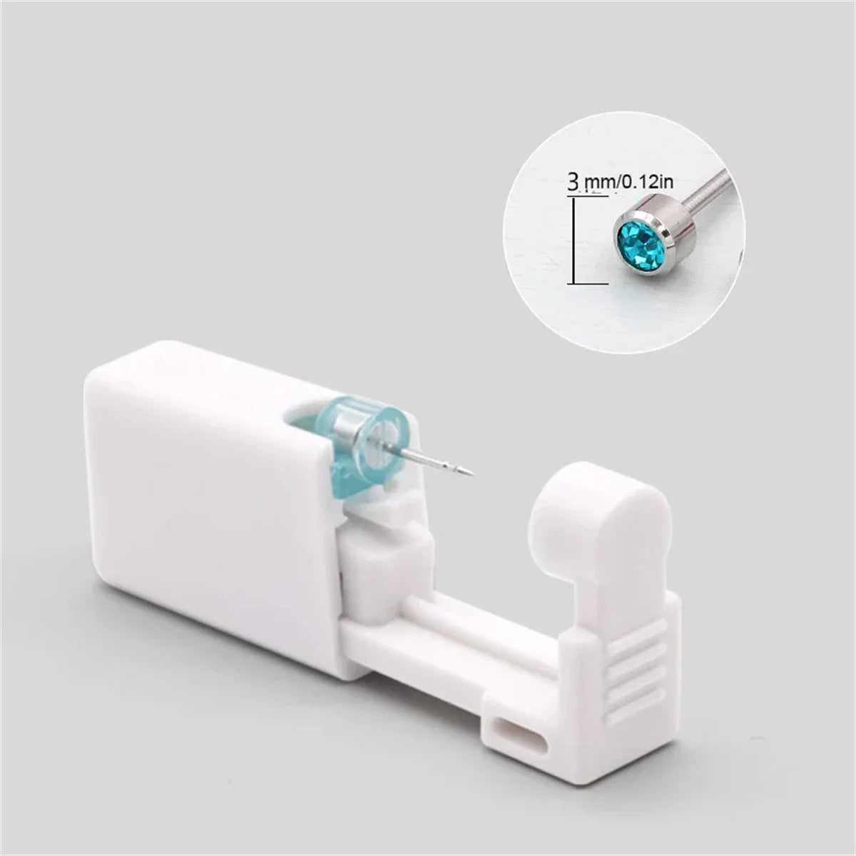 EVISPOL 1Pc Cartilage Tragus Helix Piercing Gun Disposable Sterile Ear Piercing Kit additional angle
