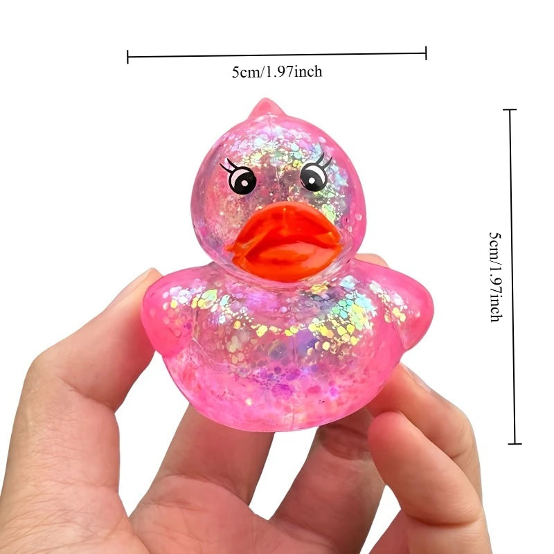 Squishy Maltose Aurora Duck Squeeze Toy | Soft Cute Animal Stress Relief Toy lifestyle view