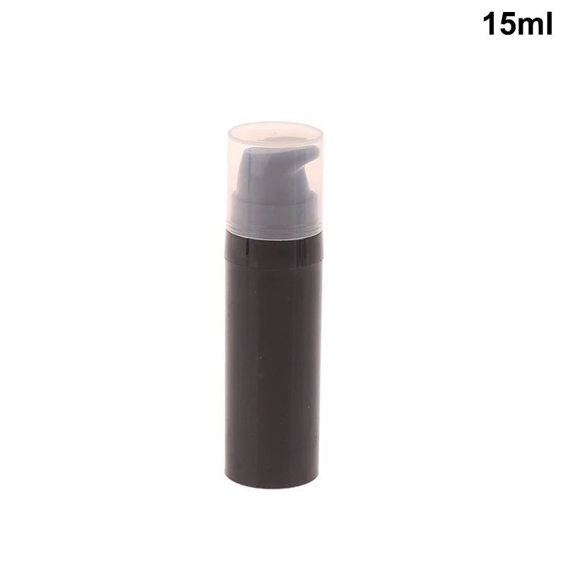 Refillable Lotion Bottles Airless Pump Vacuum Toiletries Container Empty Plastic Cosme close-up view