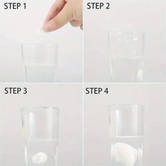 1 Tube, 10 Capsules Compressed Towels, Disposable Mini Face Towels, Travel & Outdoor P close-up view