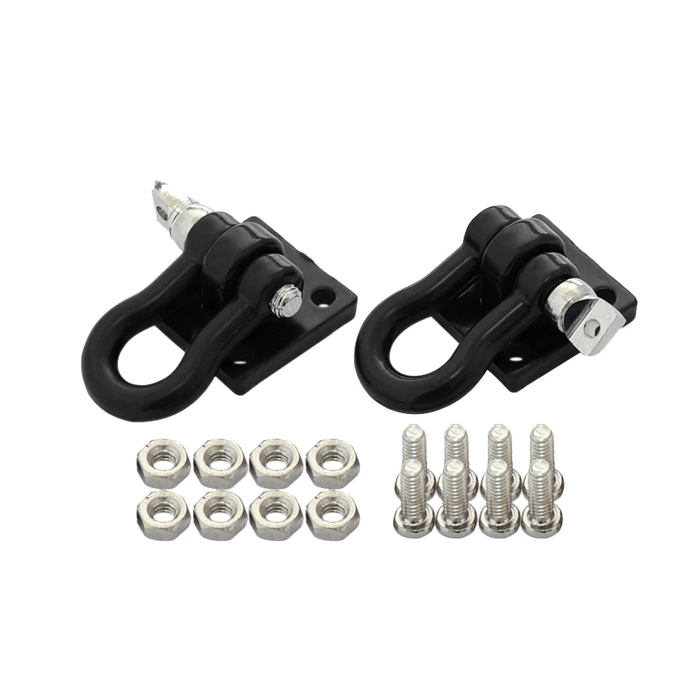 Metal Recovery Drag Chains Trailer Hitch Shackle Winch Anchor for 1/10 RC Crawler TRX alternate view