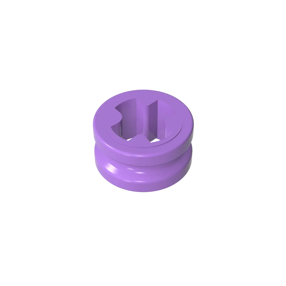 Gobricks GDS-616 Technical Bush 1/2 Smooth Building Blocks | Compatible with Lego 321 alternate view