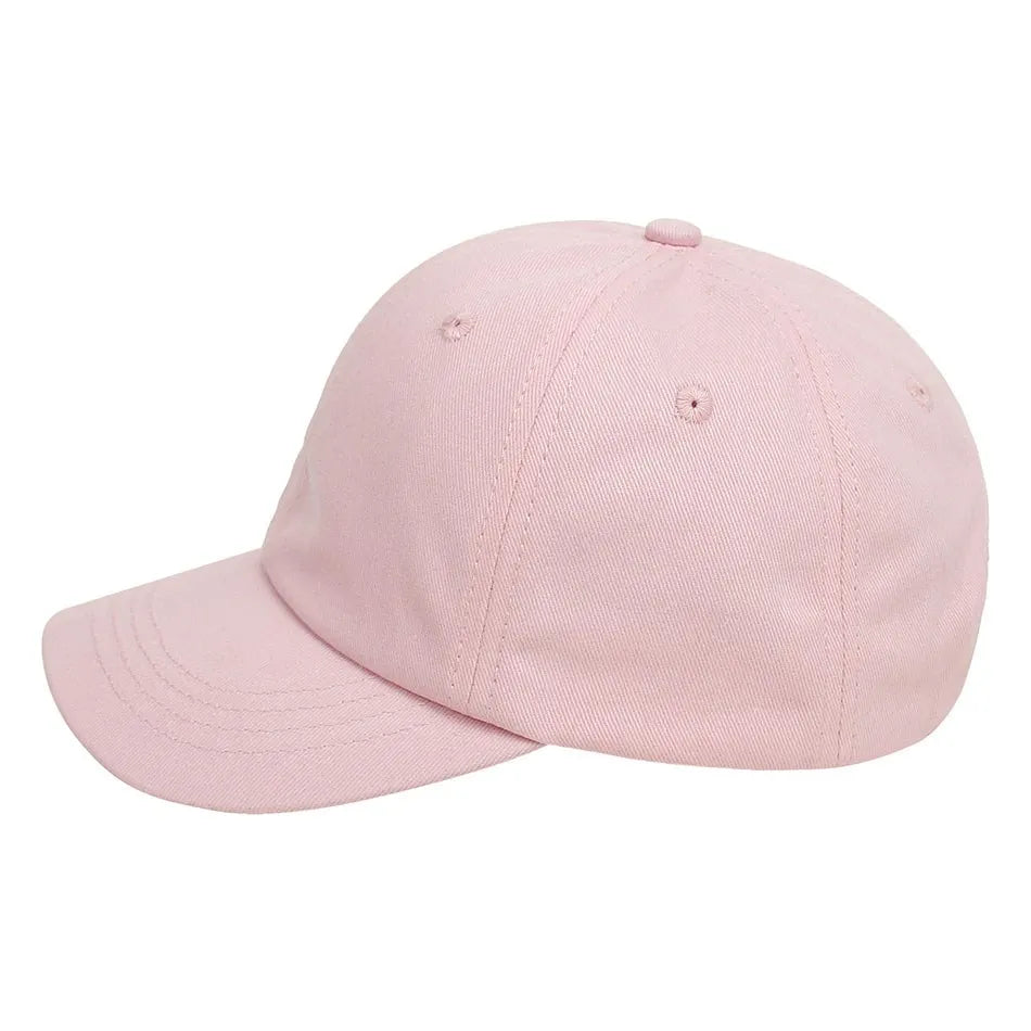 Baby Baseball Cap for Toddler | Low Profile Sun Hat with Adjustable Strap detail view
