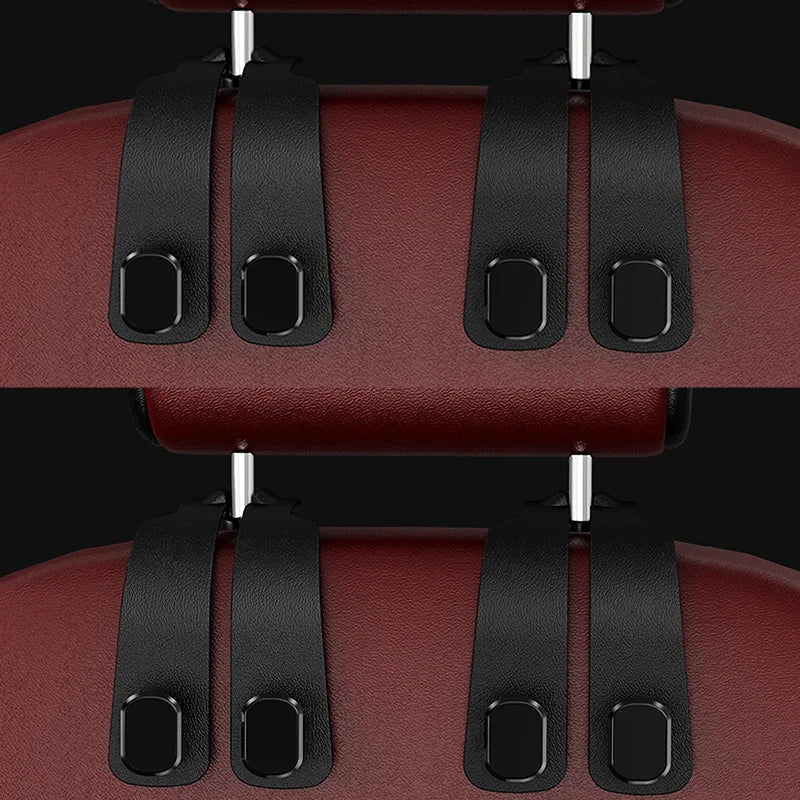 2025 car hook car interior multi-function car seat back hook storage car hanging rear close-up view