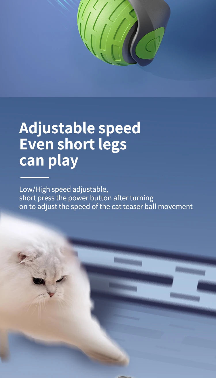 USB Rechargeable Interactive Electric Cat Toy Ball