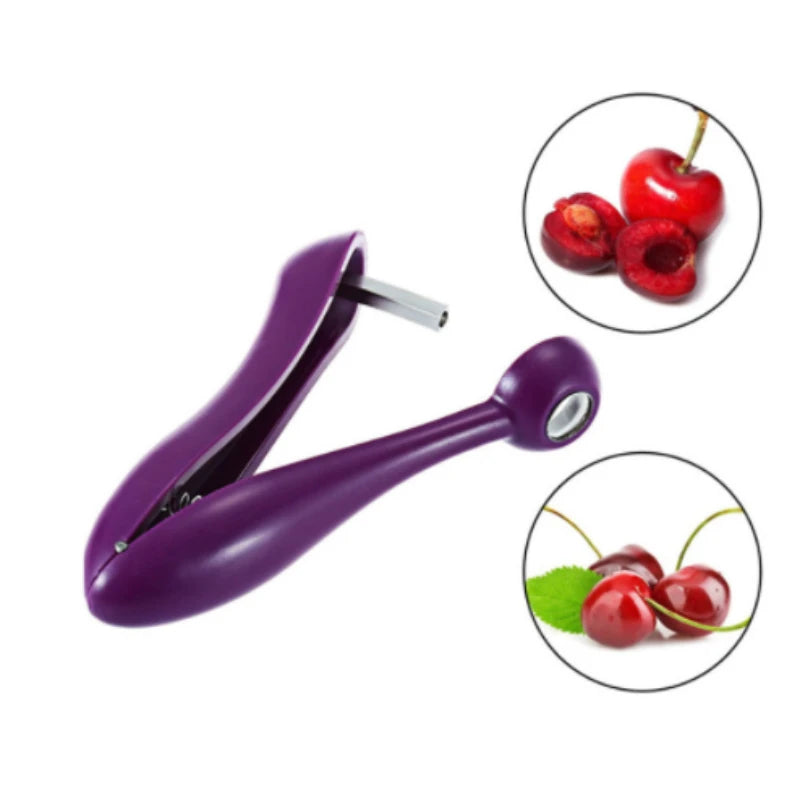 Cherry Pitter Fruit Seed Remover Olive Pit Stoner Tool Vegetable Corer Kitchen Gadget lifestyle view