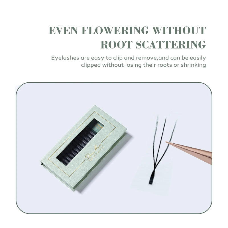 DeceMars U-Shaped 6D Eyelash Extensions | Salon Quality Synthetic Lashes lifestyle view