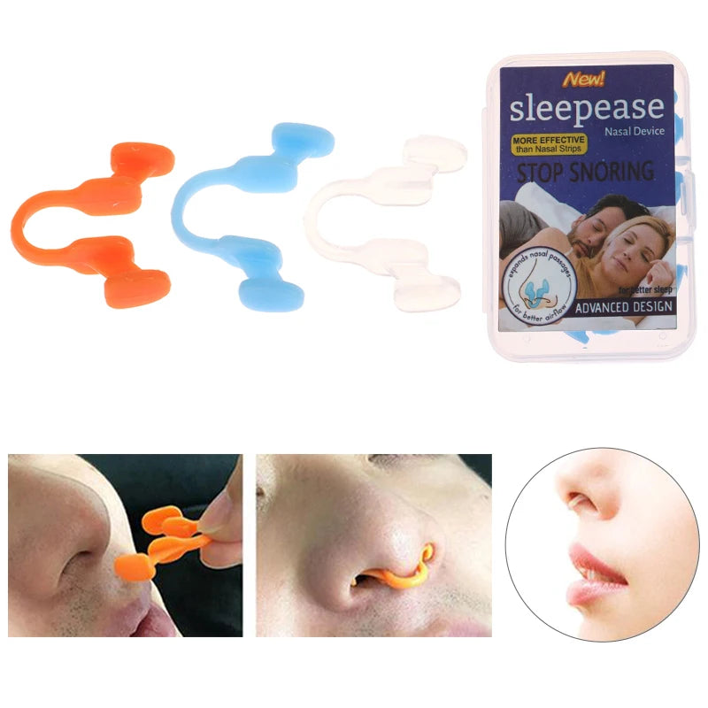 Anti Snore Nasal Dilator | Silicone Nose Clip for Better Sleep lifestyle view