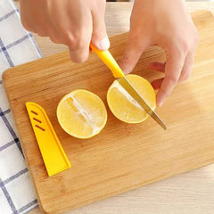 Candy-Colored Portable Fruit Peeler Knife | Stainless Steel Kitchen Gadget detail view
