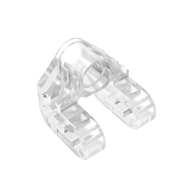 Gobricks GDS-1029 Axle and Pin Connector Perpendicular Split | Compatible with Lego 92 close-up view