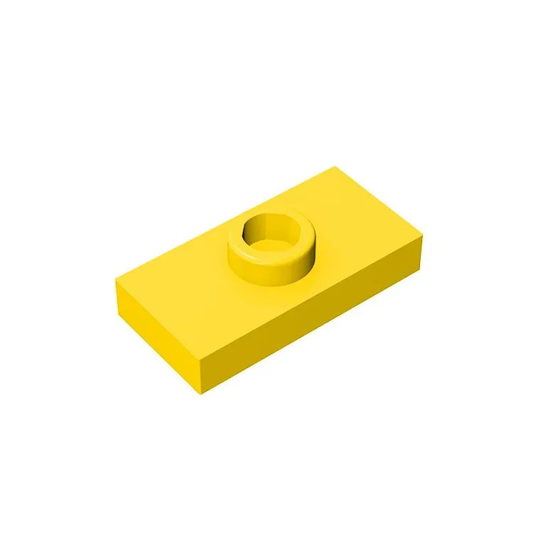 Gobricks PLATE 1X2 W. 1 KNOB | Modified Building Block Compatible with Lego 15573 additional angle