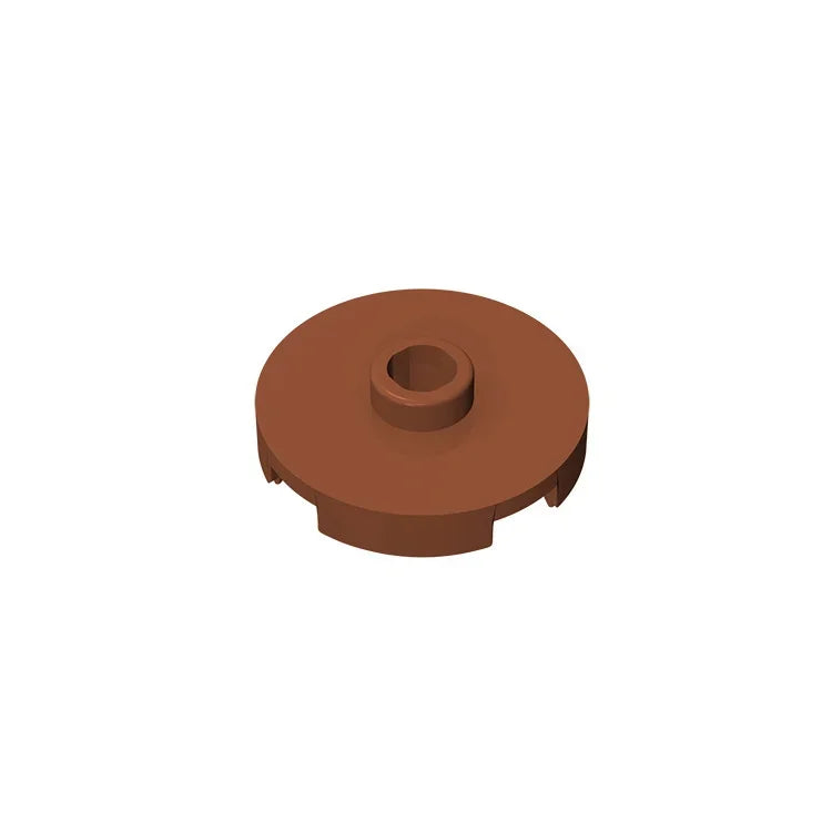 Gobricks GDS-1041 Tile Round 2x2 with Open Stud | Compatible Building Block for DIY additional angle