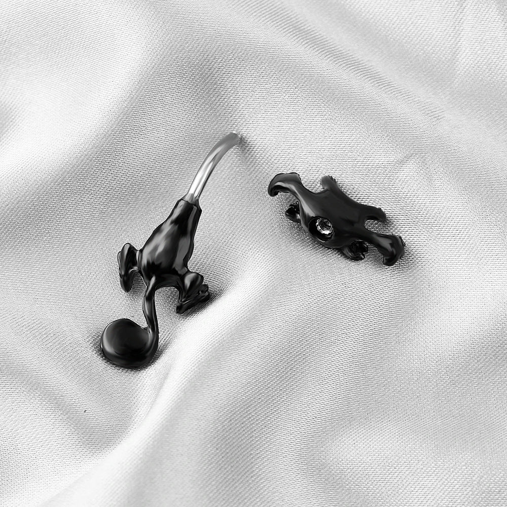 1PC Creativity Belly Button Ring Navel Piercing Ring 316L Surgical Steel Piercing Cartoo detail view