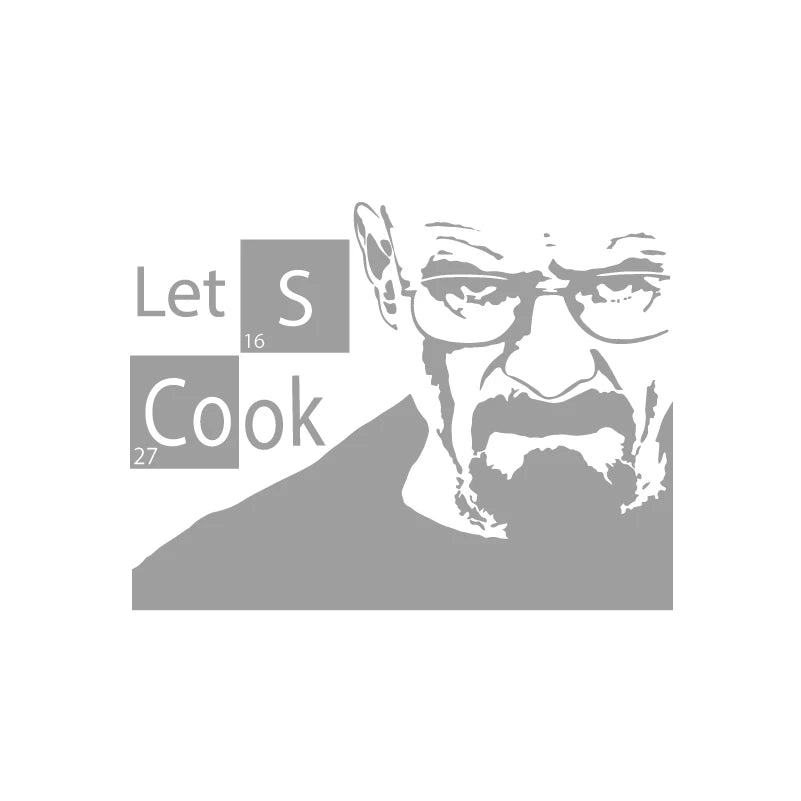 Instant Pot Vinyl Sticker | Kitchen Lets Cook Pressure Cooker Decal, Breaking Bad Hei alternate view