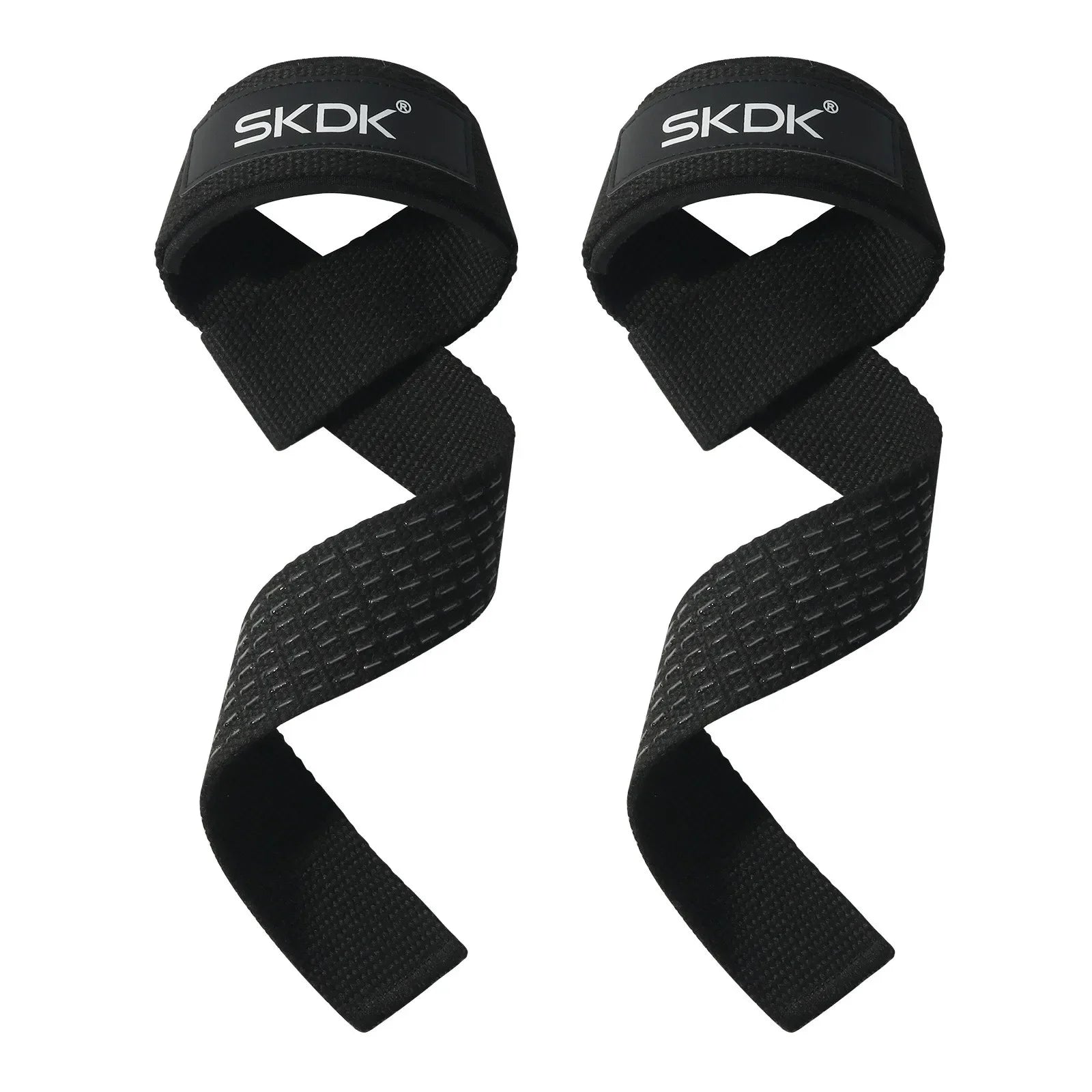 Adjustable Weightlifting Wrist Straps | Non-Slip Gym Lifting Support Bands close-up view