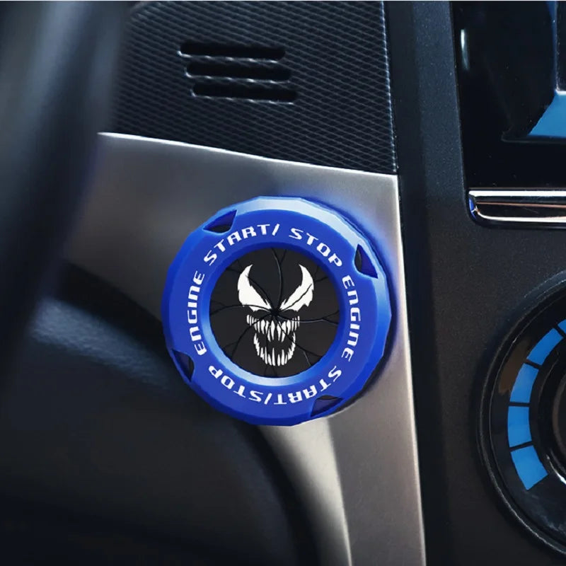 Car Ignition Switch Cover Rotating Start Button Ring