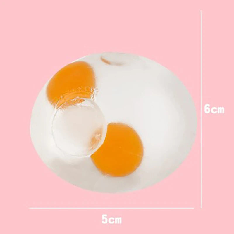 1PC Tricky Decompression 3D Egg Pinch Ball Silicone Push Its Bubble Anti Stress Toy additional angle