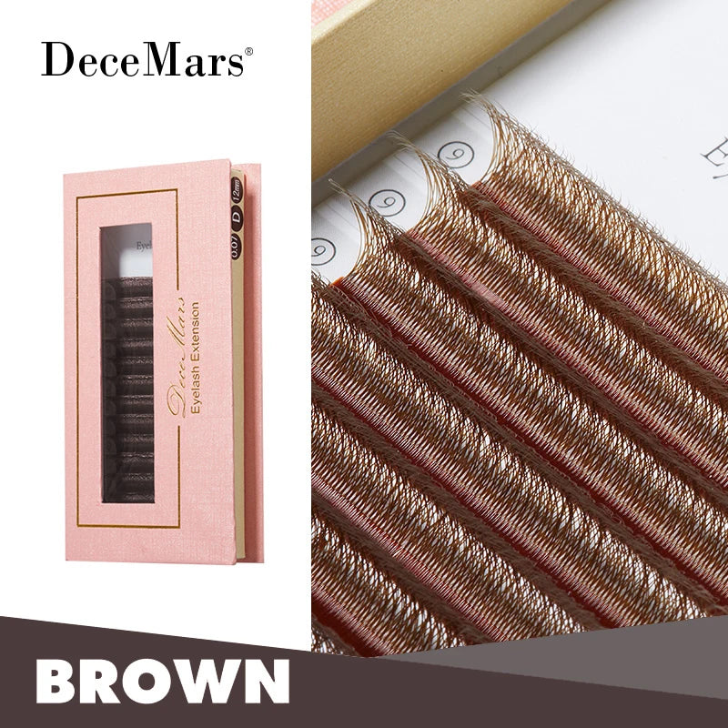 DeceMars 4D W Shaped Eyelash Extension | 12 Lines Per Tray alternate view