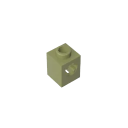 Gobricks GDS-2196 Technical Brick 1 x 1 with Axle Hole | Building Block for Lego additional angle