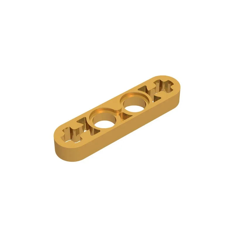 Gobricks GDS-690 Technical Liftarm Thin 1 x 4 with Axle Holes | Compatible Building B alternate view