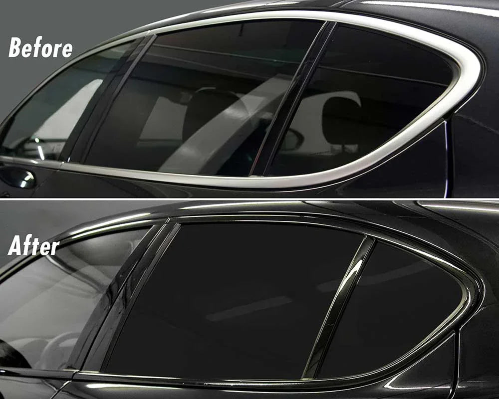 Carbon Fiber Vinyl Car Sticker Waterproof Glossy Black Matte Black Wrap Roll lifestyle view