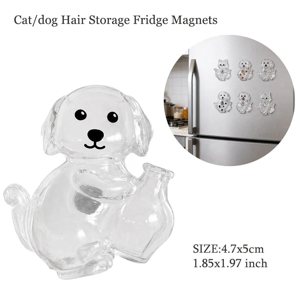 Hanging Pet Hair Storage Container Handmade Cat Fur/Dog Hair Memorial Resin Keychain Pen detail view