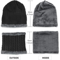 Children Winter Knit Hat and Scarf Set | Warm Unisex Accessory detail view