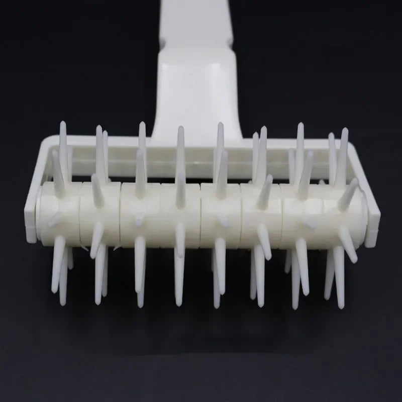 Pizza Dough Docker Roller | Plastic Pastry Perforator Wheel for Baking lifestyle view