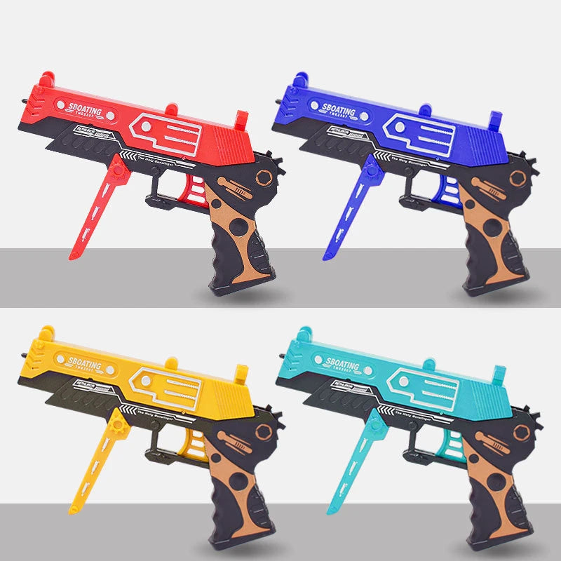 Continuous Fire Rubber Band Pistol | Foldable Toy Gun for Target Practice additional angle
