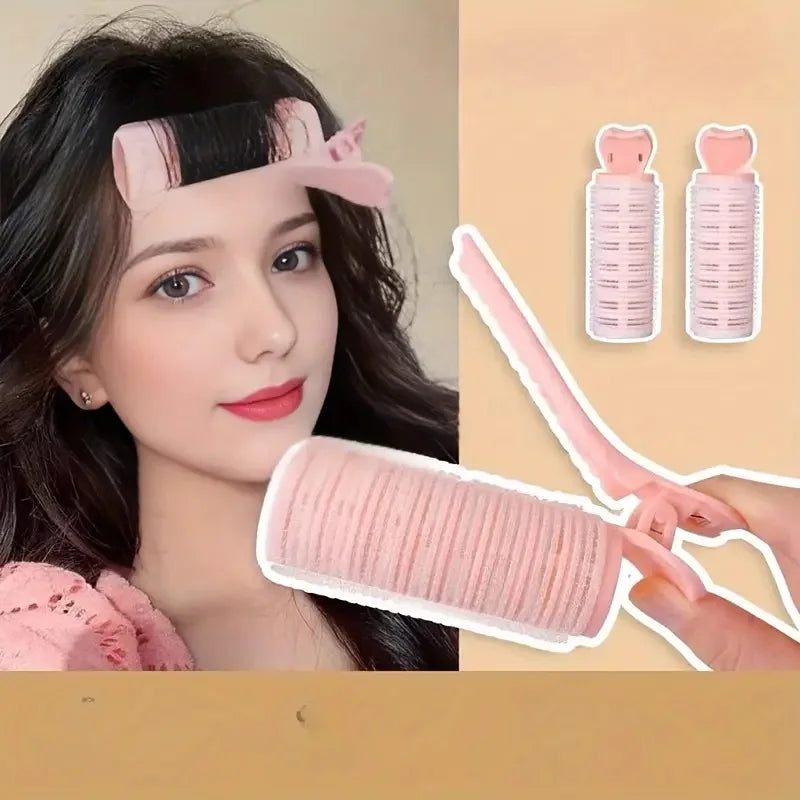 Professional No Heat Curling Iron Set Suitable for All Hair Types Heatless Hair Curlers Set - DIY Vo