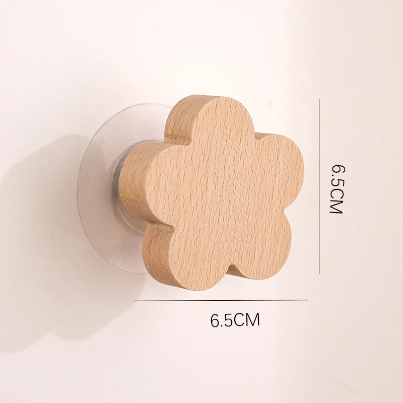 Wooden Animal Hook | Cute Wall Mounted Coat and Key Holder alternate view