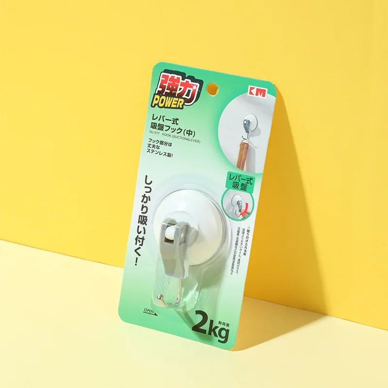 Suction Hook Strong Vacuum Power Home Storage Organizer Rack with Unique Style detail view