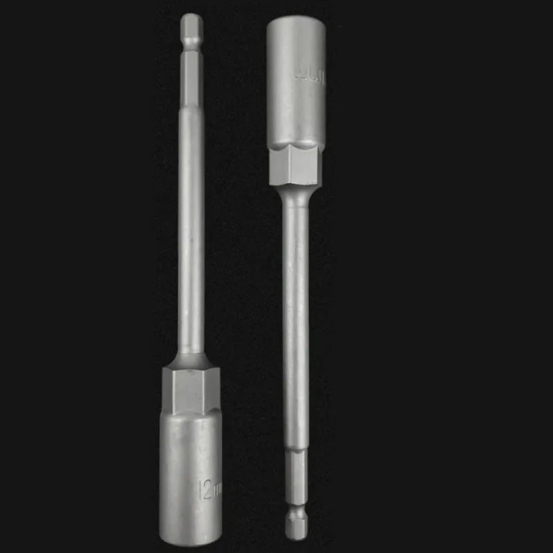 Electric Drill Socket Bit Set 150mm | Hex Nut Driver Adapter for Impact Drills alternate view