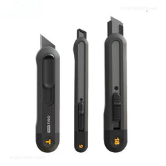 Tool Retractable Push Button Self-Locking Paper Cutting Utility Knife Office alternate view