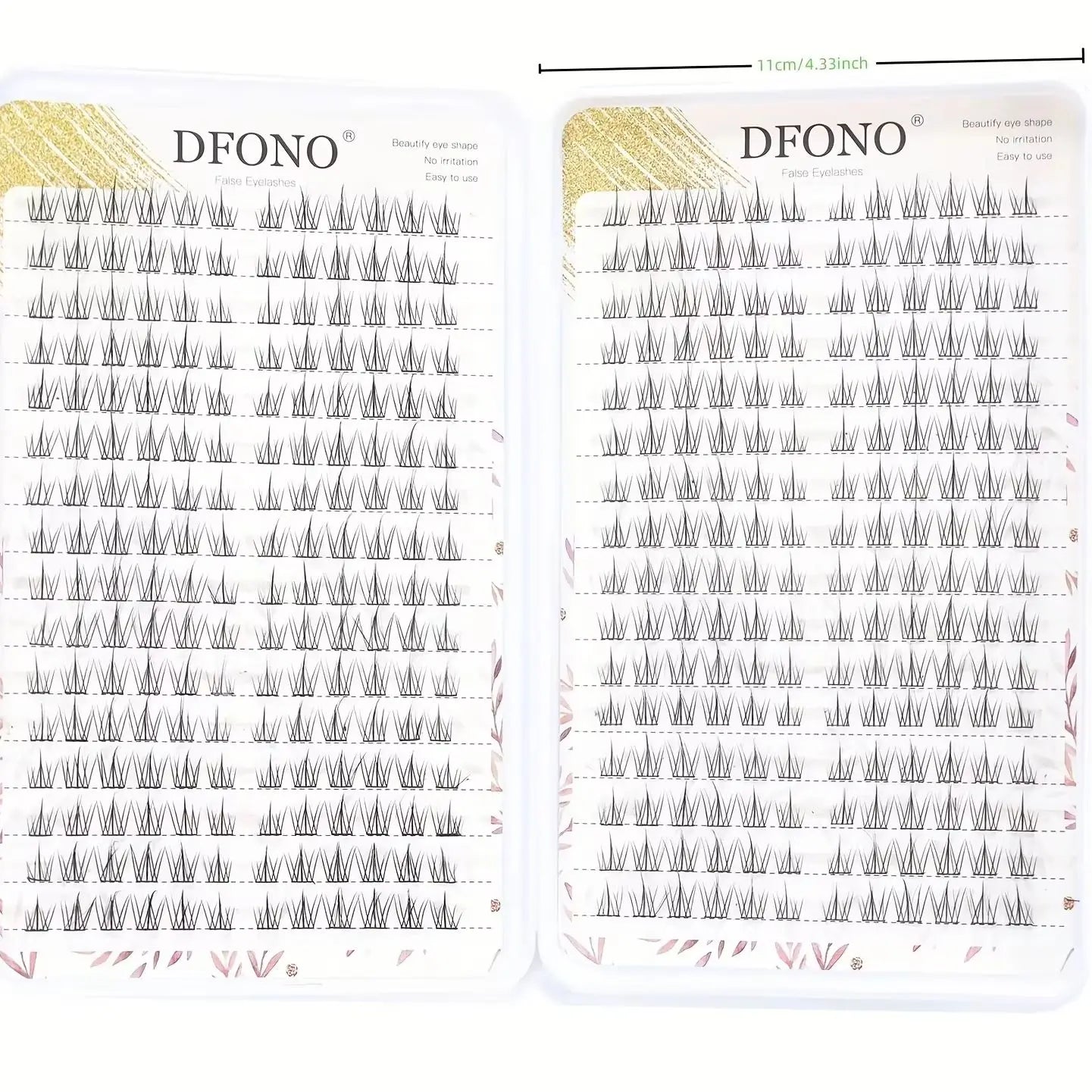 384 Sunflower DIY Eyelash Extension Kit - Large Capacity, Natural C-Shape Cluster 9-11mm, Lightweight Cartoon Style