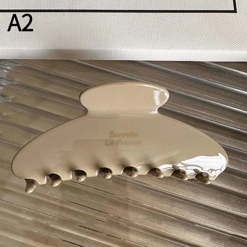 1Pc Large Crab Hair Clips Shark Clip Retro Korean Acetate Hair Claw Simple Hairpin Fashion Hair Accessories For Woman Girls.