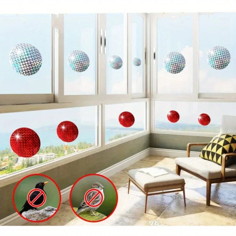 20 Pcs Reflective Bird Repellent Sticky Tape | Effective Pigeon Scare Tool for Garden lifestyle view