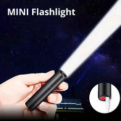 Mini LED Flashlight Q5 Zoom | 400LM Rechargeable Waterproof Torch