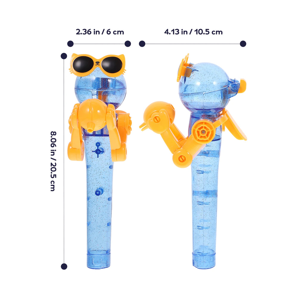 Creative Lollipop Robot Holder Hot Candy Dustproof Toys Cool Personality Decompressio lifestyle view