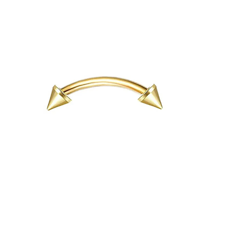 1/11Pcs 16G Eyebrow Rings for Women, Curved Barbell Belly Lip Rings Cartilage Daith additional angle