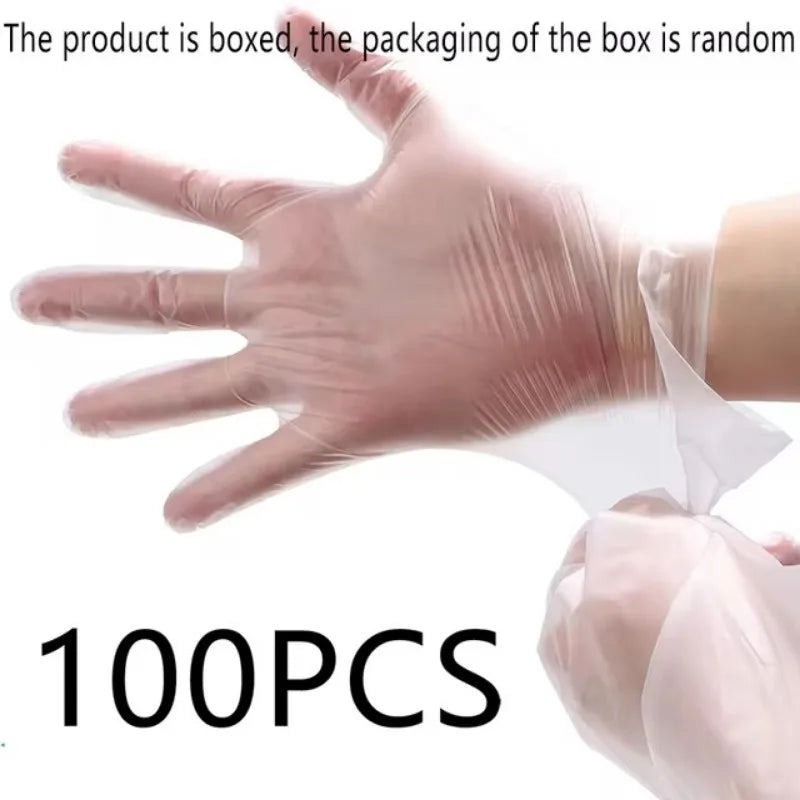 TPE Gloves Kitchen Bathroom Restaurant Camping Travel Waterproof Oil-Proof Household alternate view
