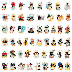 105-Piece Graffiti Stickers for Skateboard, Laptop, Water Bottle | Anime & Street Art De detail view