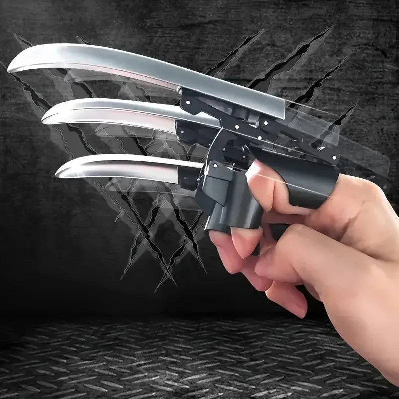 3/6pcs Retractable Wolf Claw Toy Retractable Wolf Claw Toy, Pop-Up Finger Nail, Durab lifestyle view