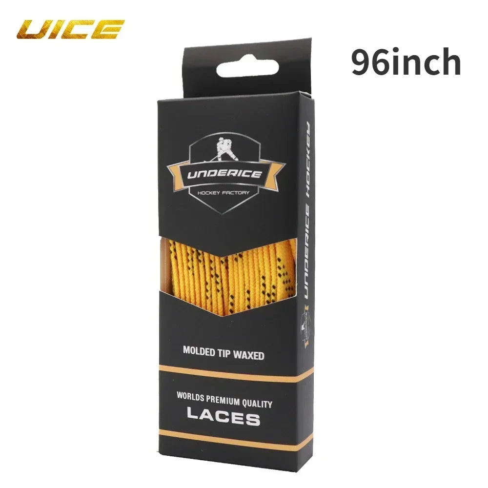 UICE Ice Hockey Shoelaces Box-Packed Ice Hockey Skate Laces 84/96/108/120in Dual Laye alternate view
