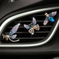 Butterfly Dragonfly Bee Car Perfume Clip Air Outlet Freshener alternate view