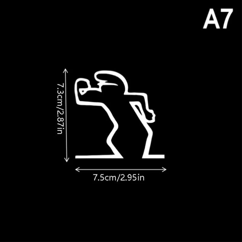 Minimalist La Linea Switch Sticker | Cartoon Power Switch Decal for Home Decor additional angle