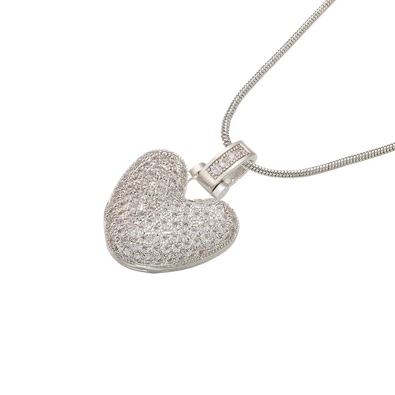 Silver Bubble Initial Letter Necklace | Customizable 26 Letters Pendant Jewelry for Wome detail view