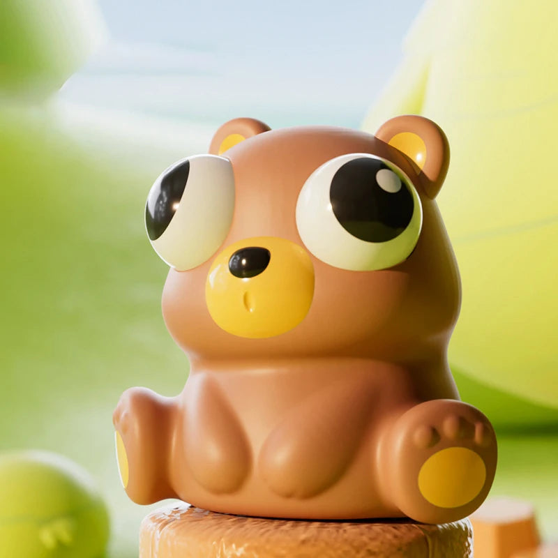 Cartoon Animal Squishy Toy | Pop Eye Stress Relief Fidget additional angle