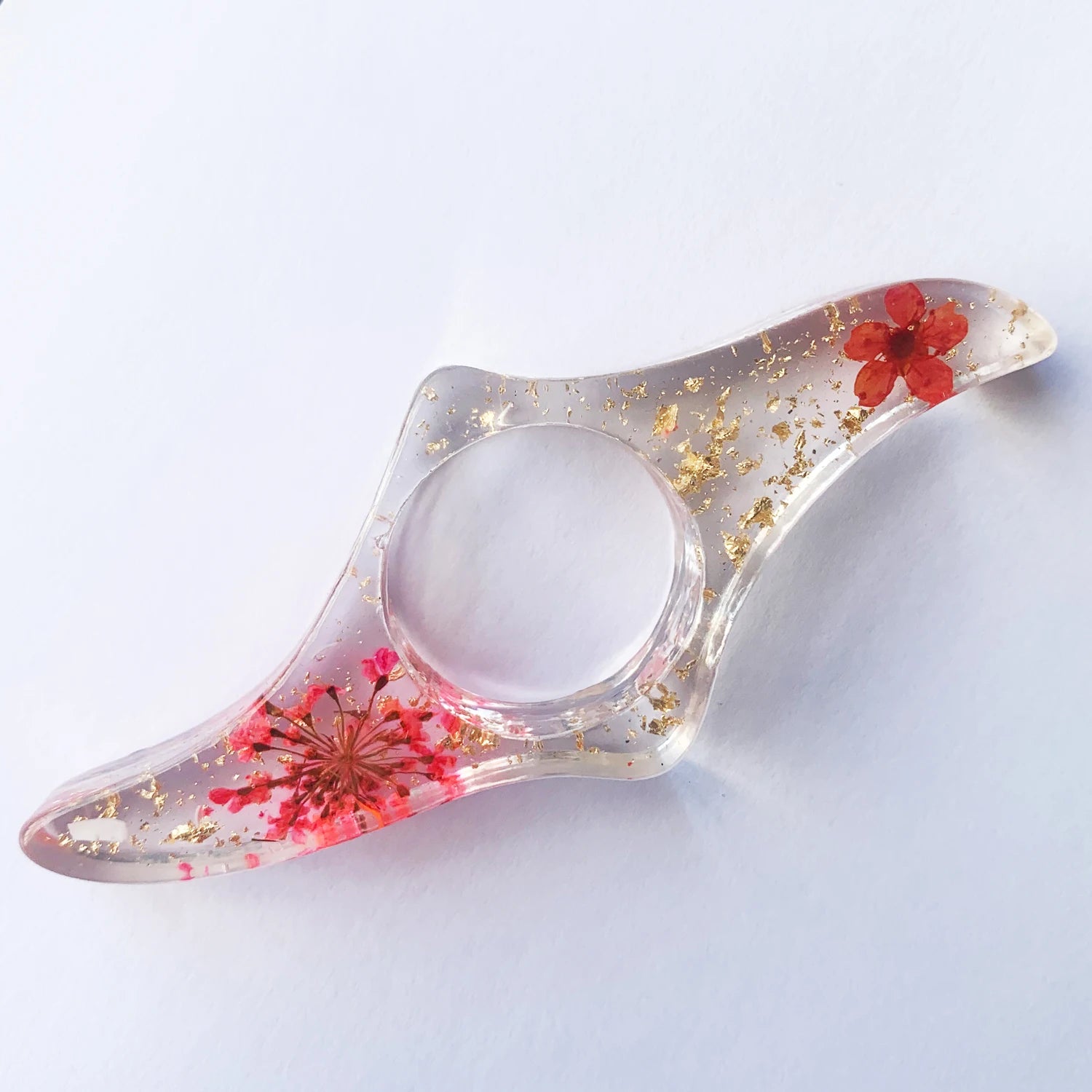 Finger Ring Bookmark, Resin Bookmark, Book Stand, Creative Thumb Bookshelf, Thumb Page C detail view