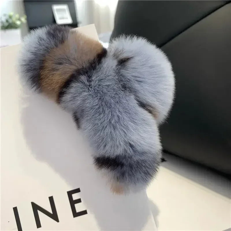 Hair Furry Claw Accessories for Women Clip Pinzas Para El Pelo Korean Fashion Headband Clips Pin Pinzas Pelo Hairclip Haarklem